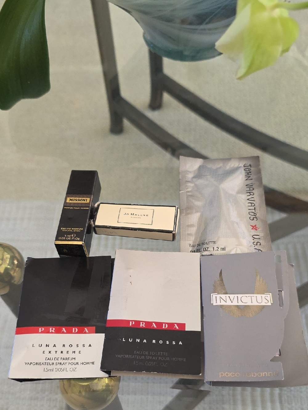 Designer Fragrance Sample Lot with Prada, Jo Malone, Missoni